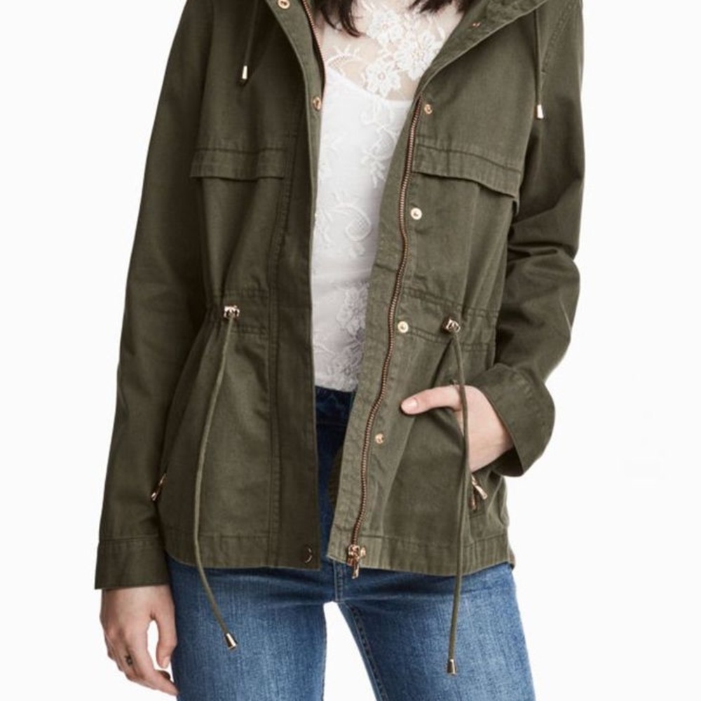 Divided by H&M Olive Green Women’s Military Jacket